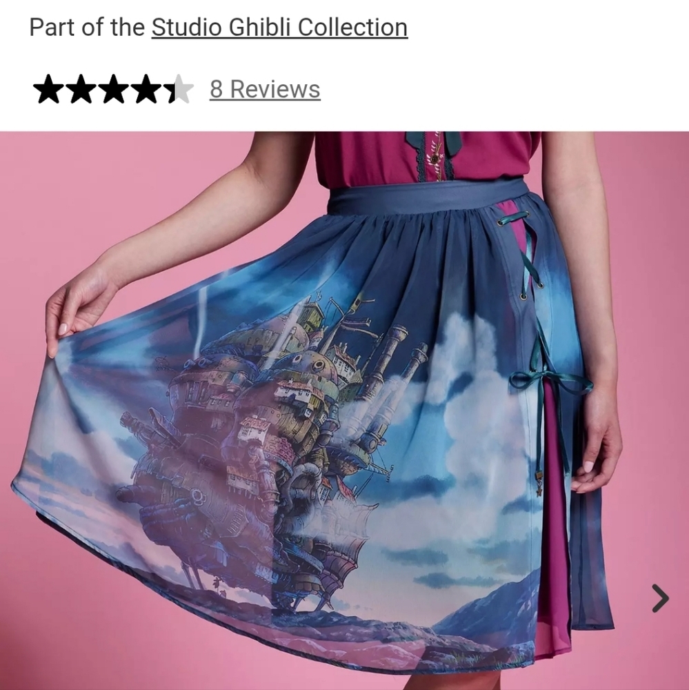 Howls Moving Castle Skirt